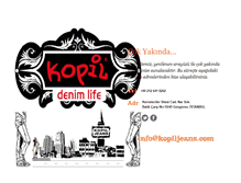 Tablet Screenshot of kopiljeans.com